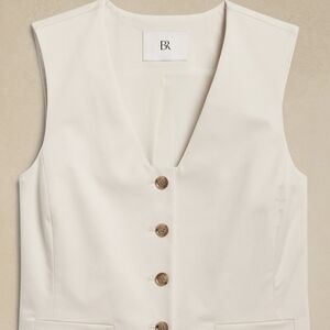 Banana Republic Cotton Twill Vest 8T